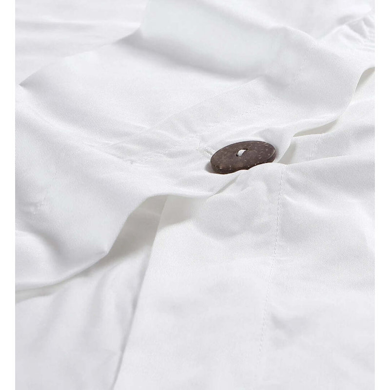 Natural Premium Duvet Cover, Full Duvet Cover, Clear White