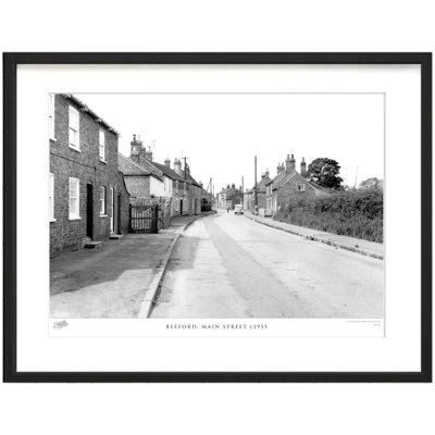 Beeford, Main Street C1955 by Francis Frith - Single Picture Frame Print