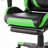 Inbox Zero Adjustable Reclining Ergonomic Faux Leather Swiveling PC & Racing Game Chair with Footrest-1522344144