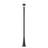 Davina 3 Light Outdoor Post Mounted Fixture in Black