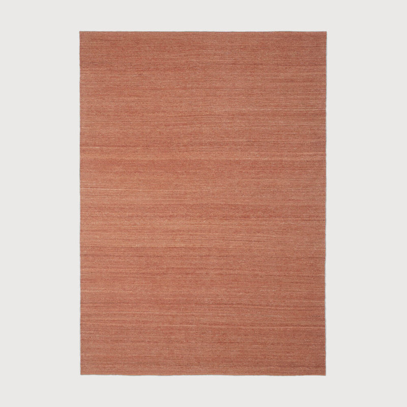 Essentials Wool Area Rug in Brown, Rectangle 6'6.5" x 9'10"