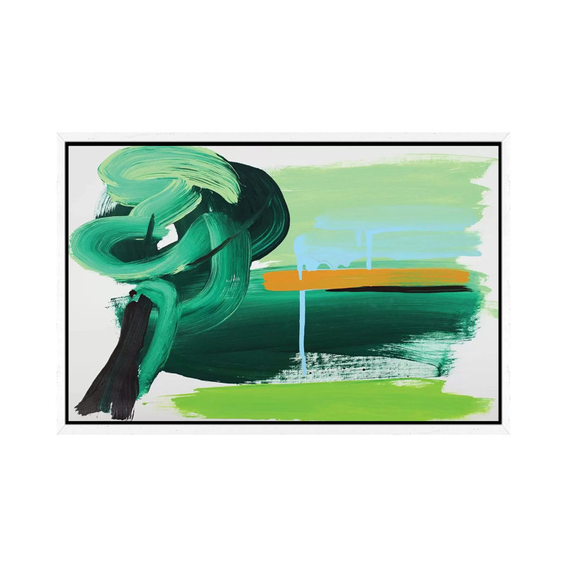 Midwest Meditation II 1 Piece Painting on Canvas, 66.04 cm H x 45.72 cm W, White Framed