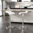 Aryelle Swivel Upholstered Adjustable Height Counter Stool with Metal Frame-95031697
