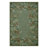  Vintage Floral Washable Area Rug with Non-Slip Backing, Low-Pile Green Rug for Living Room, Bedroom & Dining Room-231577077