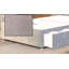 Asterin Divan Bed Base with 54" Floor Standing Headboard Plush Velvet-901826482-902508423-902508443