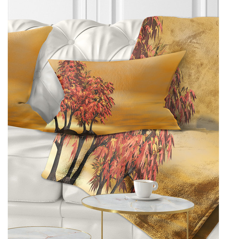 Bonsai Landscape - Coussin décoratif à imprimé paysage
