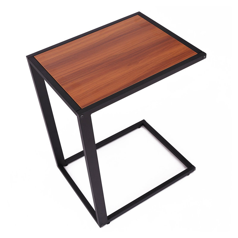 C Table End Table, Walnut