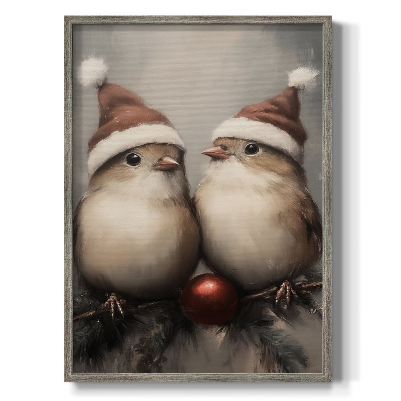 «Christmas Holiday Art», série 2-Lxxxv, reproduction encadrée - bois massif XMAI81863, H 11 po x l 9 po