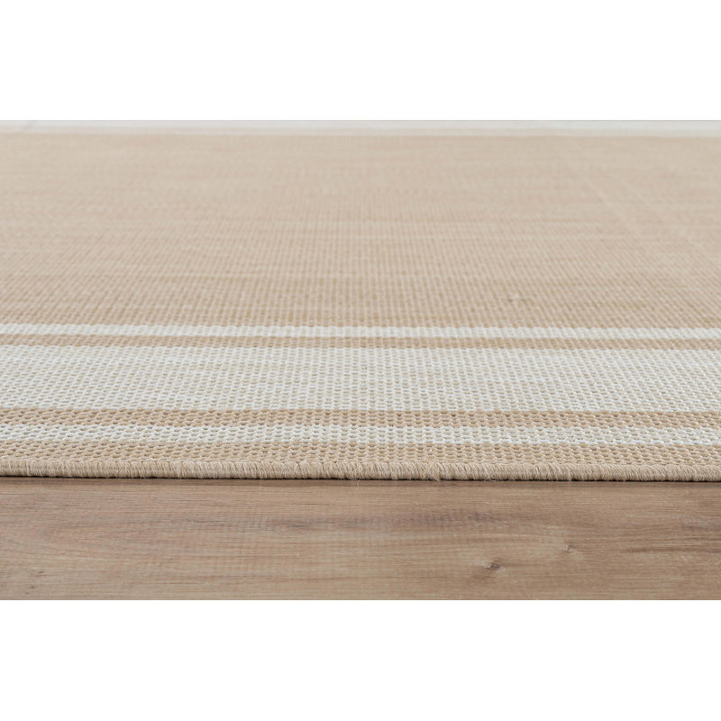 Waikiki Beige Indoor/Outdoor Rug, Rectangle 10' x 14'