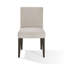 Chaise de salle à manger de style Parson 19 pouces Mod, bois d'hévéa, ensemble de 2-700312171-700312172