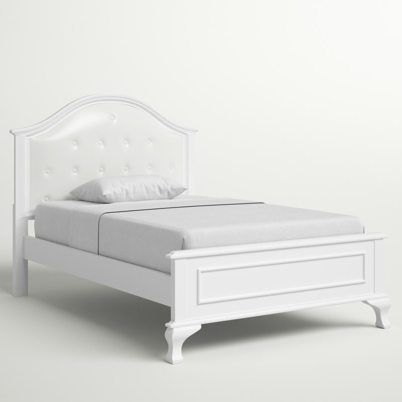 Duena Vegan Leather Platform Bed, Full
