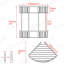 Natori Stainless Steel Shower Basket