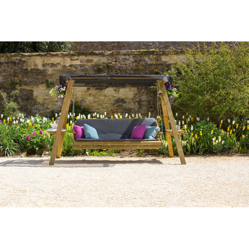 Terassi Wooden Three-Seater Garden Swing