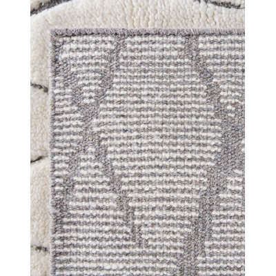 Tureka Hand-Knotted Wool Geometric Area Rug 