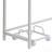 Gray & White L-Shaped Computer Desk