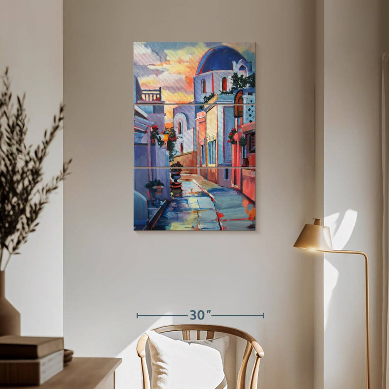 Masam Street at Golden Hour, H 57 po x l 36 po