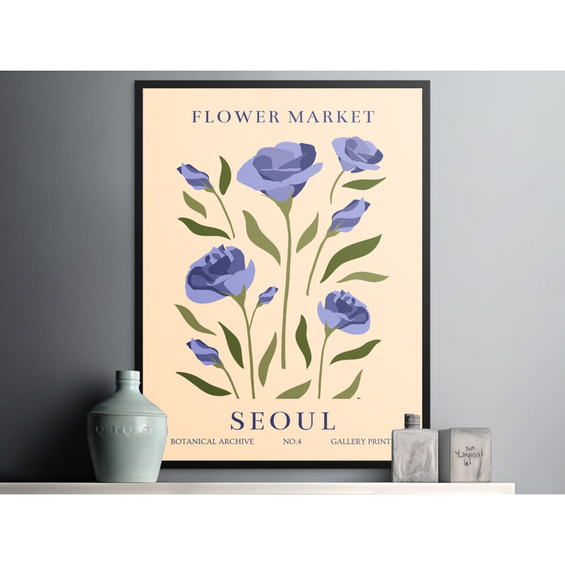 Floral Botanical Matte Poster, 6x8