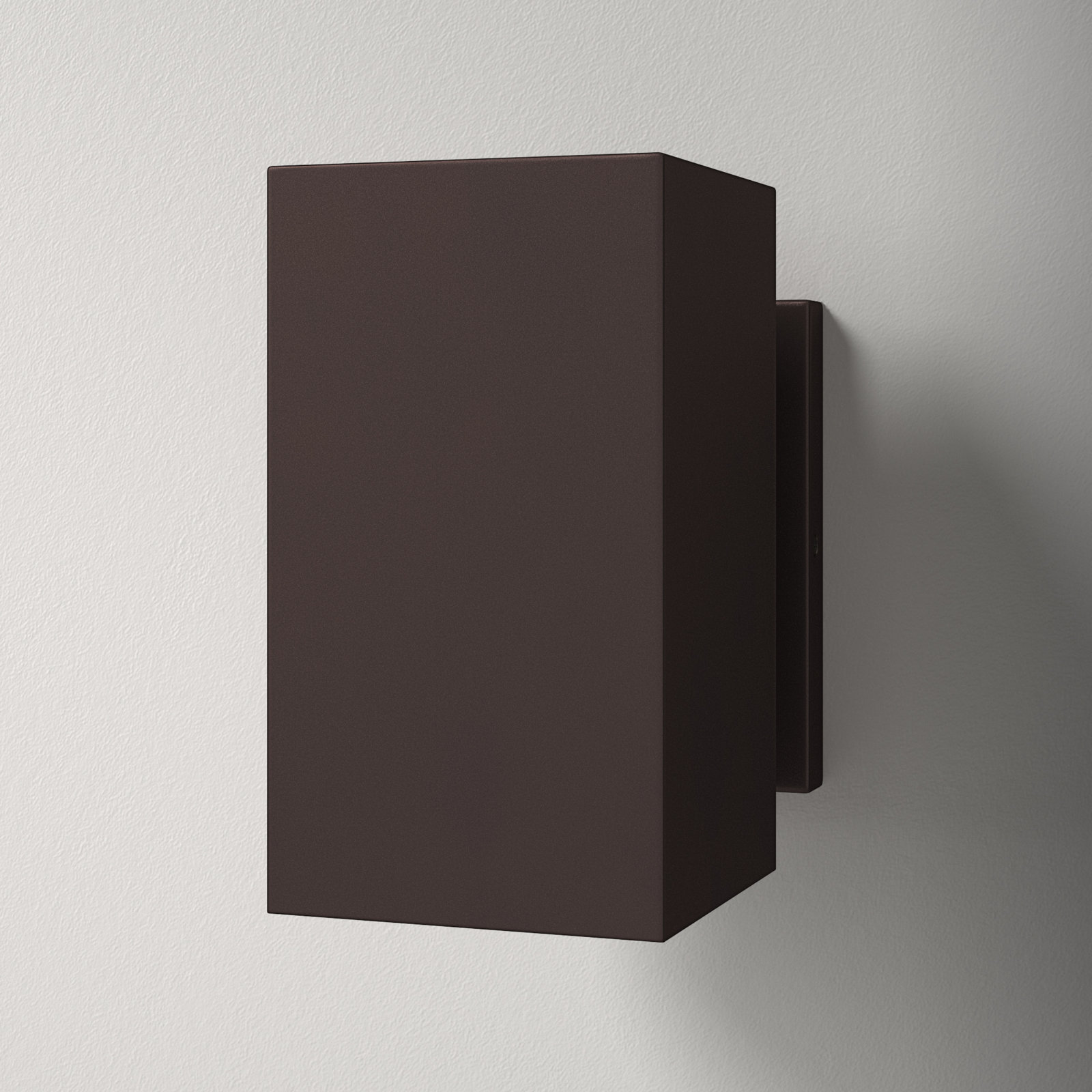 Dyer Aluminum Wall Light, Bronze, 9" H x 5" W x 5" D, No