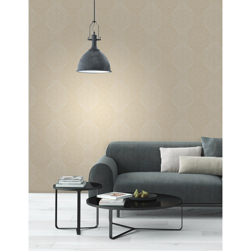 , Rouleau de papier peint Cadence Blue L 33 pi x l 20,5 po, Gliver