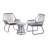 MILAN 3PC CHAT SET