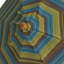 Parasol en bois de teck 7,5 pi-557198541