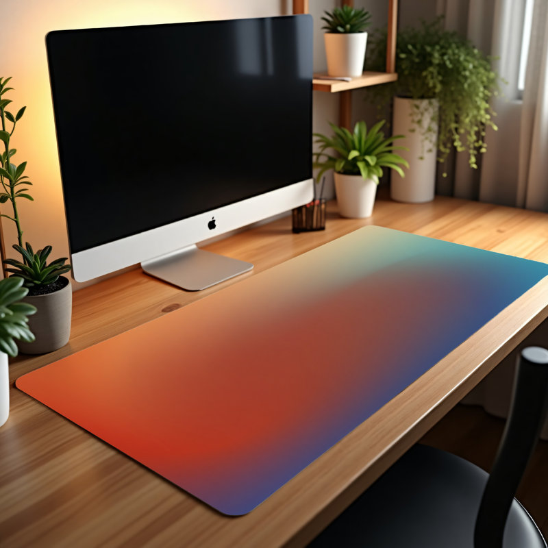 Polyester Desk Pad, 23.6x13.8