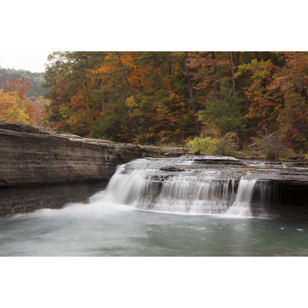 Haw Creek von Sestevens - Druck auf Leinwand ohne Rahmen