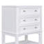 Meuble-lavabo de 24 po sans lavabo, base seulement, structure en bois massif, armoire de rangement de salle de bain avec tiroir et tablette ouverte