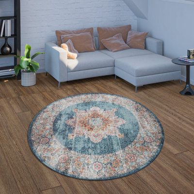 Tapis oriental bleu