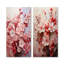 «Pink Orchard Tree Ballet Of Cherry Blossoms IV», ensemble de 2 impressions sur toile de cerisier-2040839977-2040839976