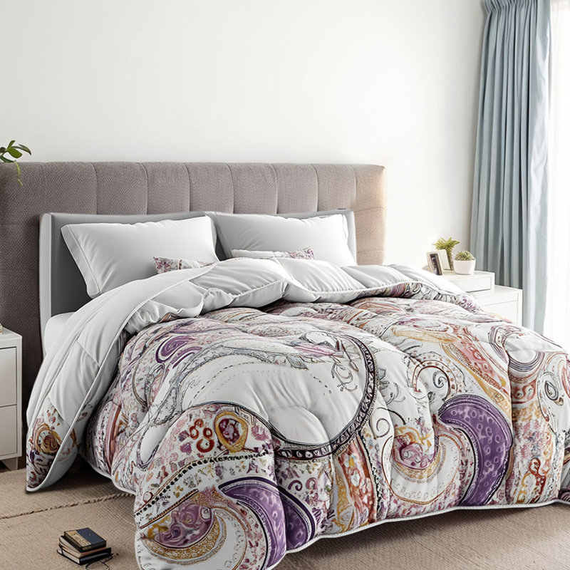 Paisley Pattern Duvet Cozy Warm