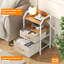 40cm W Metal Bedside Table-706465645