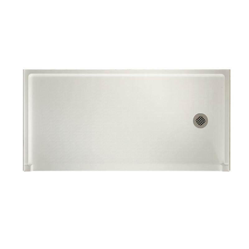 30'' W 60'' D Rectangular Single Shower Base, Ice, Right-Hand