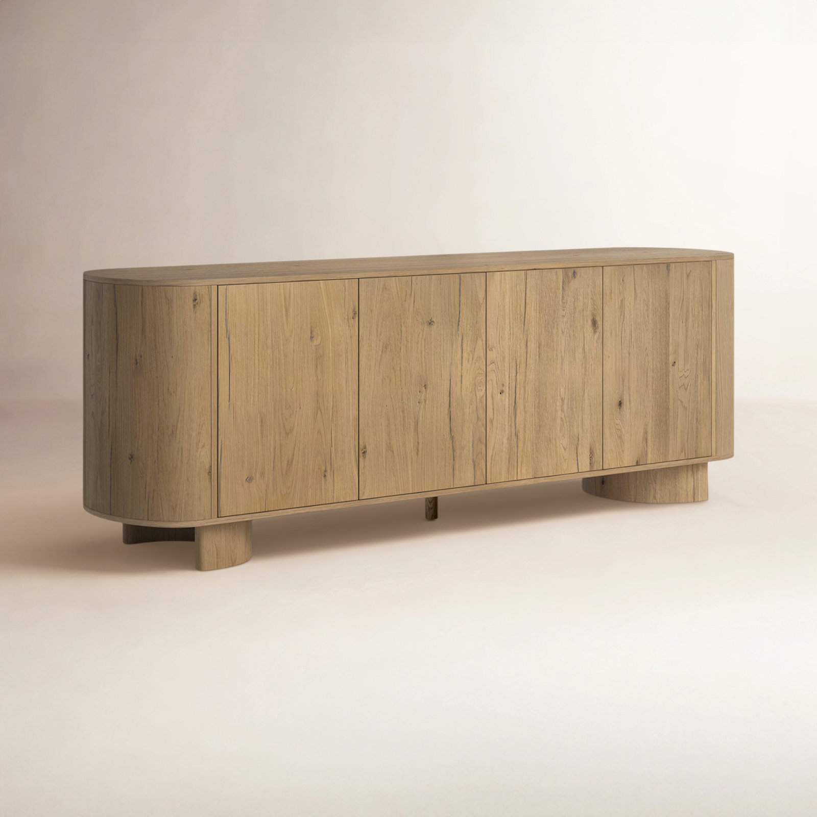 Haiden Acacia Sideboard, Worn Oak Veneer