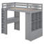 Lit mezzanine simple avec tiroirs Jaquaylin-131812100