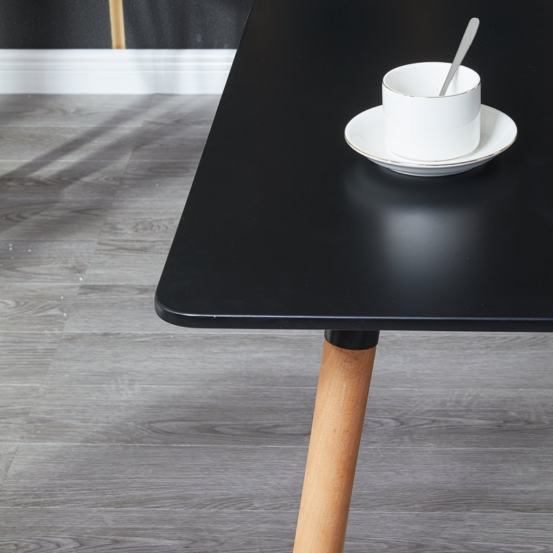 Nero 2 - Person Dining Set, Black, Grey, Beech