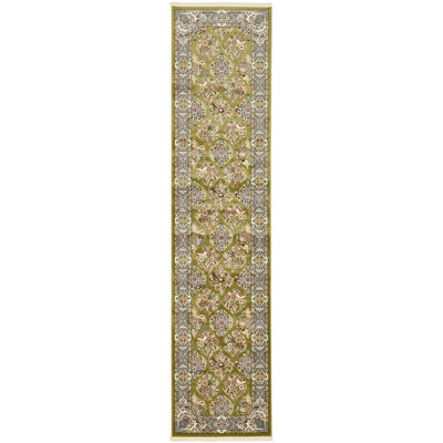 Tapis vert oriental Jackson