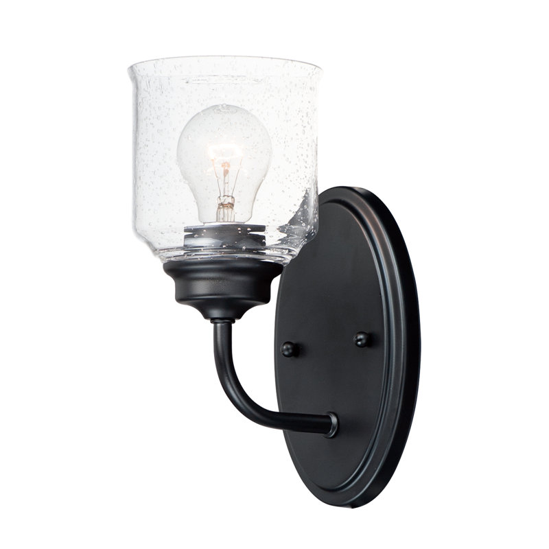 Nunez Armed Sconce, Black
