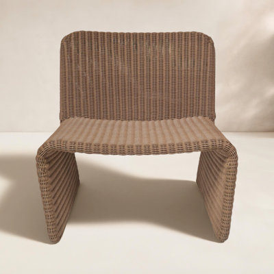 Ella Outdoor Accent Chair Charcoal