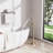 316 Stainless Steel Indoor/Outdoor Safe Freestanding Tub Filler,Modern Floor Mount Tub Faucet With Handheld Shower, Thermostatic-129109235