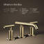 Purist Widespread Bathroom Faucet with Drain Assembly-285333582