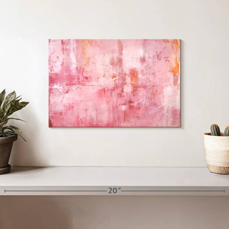 Pink Mirrors, 8" H x 12" W