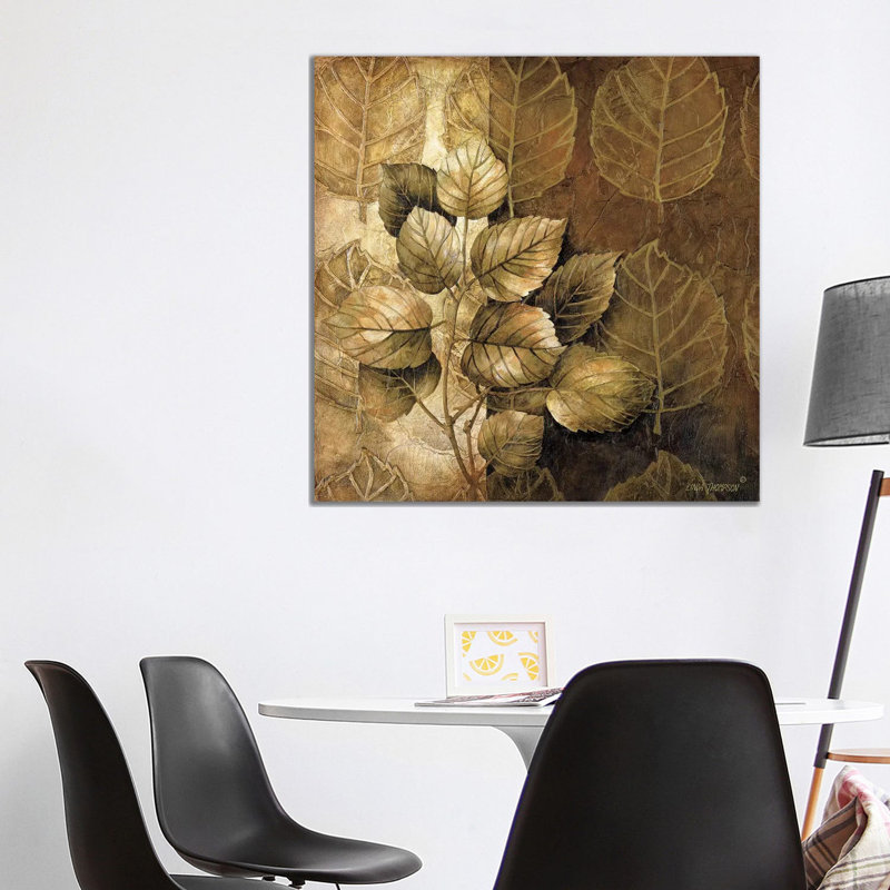 Leaf Patterns III by Linda Thompson - Wrapped Canvas Painting, 93.98 cm H x 93.98 cm W