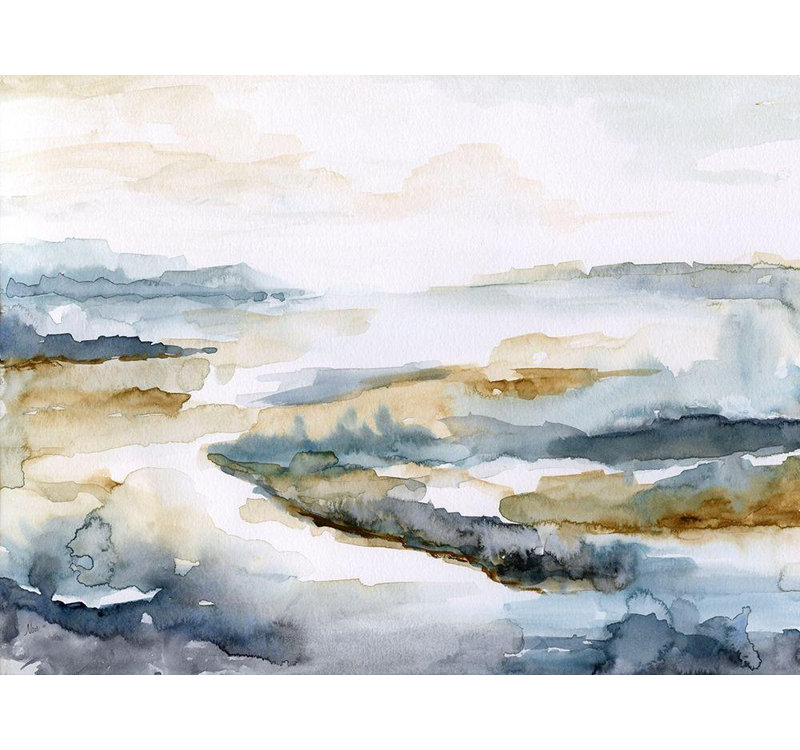 Art sur toile tendue Lark Manor ™ Nan: Estuaire I, H 19 po x l 24 po