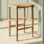 Kobe Bar Stool with Solid Wood Frame-2120651696