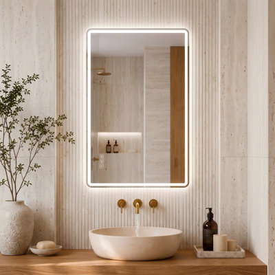 Miroir de salle de bain 24 po x H 32 po