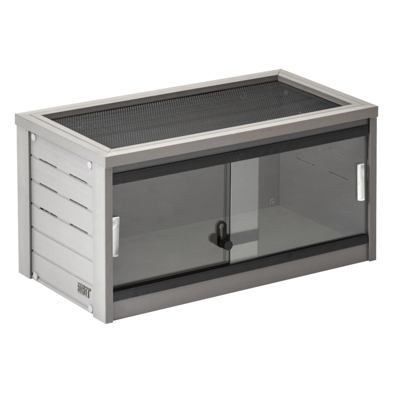Petit terrarium Deneishia, Gris, 10,5 gallons - H 12,01 po x l 24 po x P 12 po