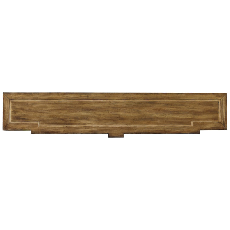 Amber Sands Traditional Wood Console Table with Storage