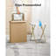 Table-plateau pliable pour téléviseur - table-plateau stable sans assemblage requis, plateau-repas télé pour manger, tables-collations pliables pour lit et canapé (marbré)