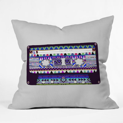 Mix Tape Throw Pillow